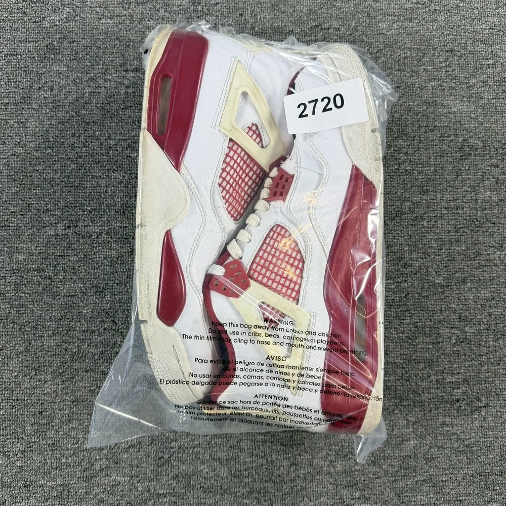 Jordan Air Jordan 4 Retro Alternate 89 Shoes Mens 10.5 White Sneakers 308497 106